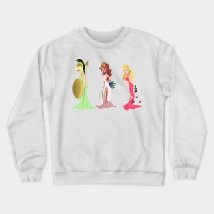 Athena, Hera and Aphrodite Crewneck Sweatshirt